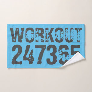 Texto desgastado y raspado Workout 247365 azul