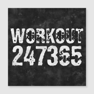 Texto desgastado y raspado Workout 247365 vintage