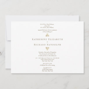Texto Dorado Formal Tradicional 2 Lugar Horizontal
