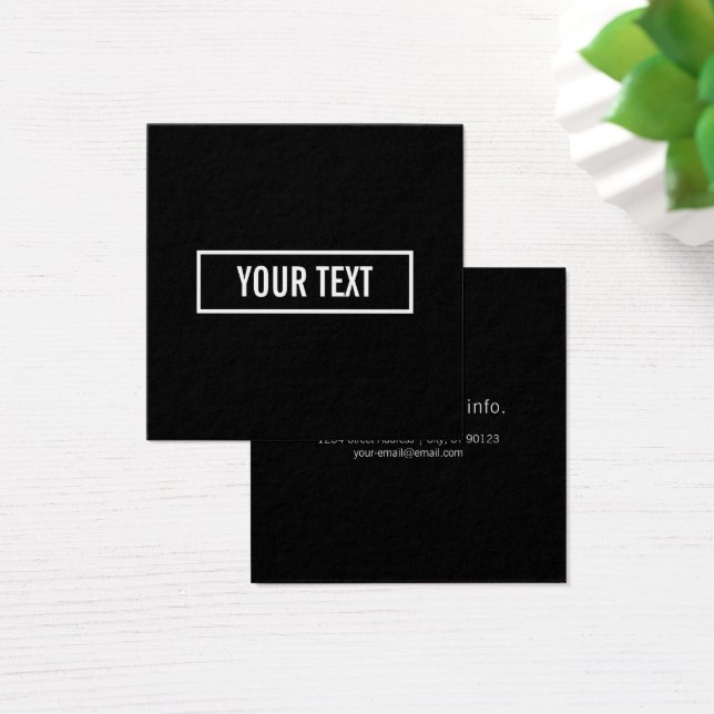 Texto editable moderno en marco de estilo de logot (Escritorio)