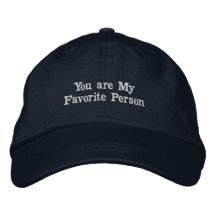 Texto "Eres mi persona favorita" Gorro de algodón