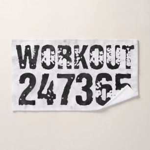 Texto escrito y raspado Workout 247365 rústico