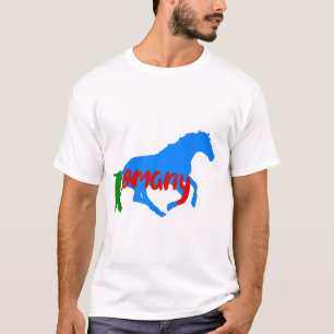 Texto gitano romaní y camiseta de caballo