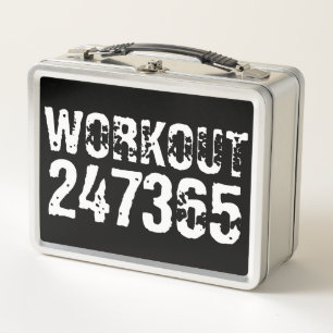 Texto grabado y desgastado Workout 247365 white