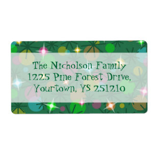 Texto grande del centro de la etiqueta de