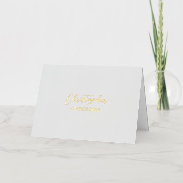 Texto gris Personalizado / Apilamiento de nombre (Anverso)