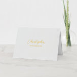 Texto gris Personalizado / Apilamiento de nombre<br><div class="desc">Este diseño de tarjeta personalizado presenta un texto de Relieve metalizado real con fondo gris claro. Puede personalizar el texto y elegir el sello de Relieve metalizado (oro o plata). Esta elegante tarjeta de felicitación puede utilizarse para su papelería personal o su negocio. Hay más diseños disponibles en mi tienda...</div>