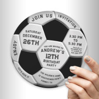 Texto Mínimo en Invitación de Cumpleaños de Pelota