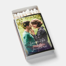 Texto mínimo Personalizado y foto Simple Wedding F