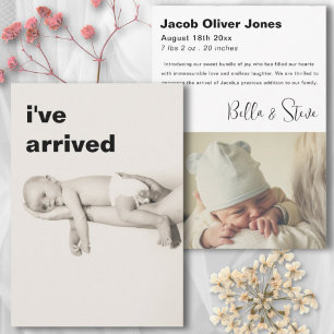 Texto moderno que he llegado a la Invitación del b