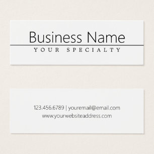 Texto negro simple y clásico sobre blanco