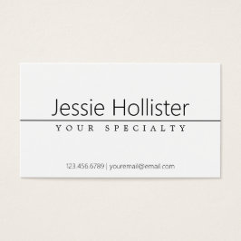 Texto negro simple y clásico sobre blanco