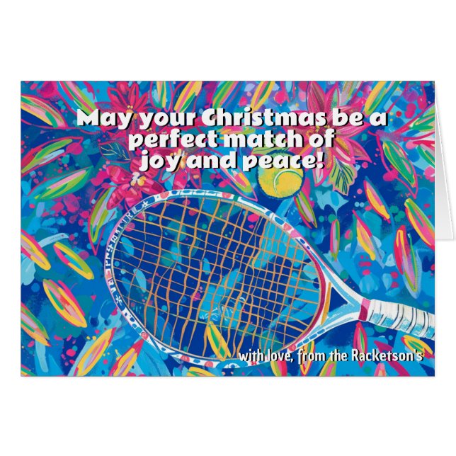 🎾 texto 🎄 Personalizado, Ace Tus Navidades (Anverso (Horizontal))
