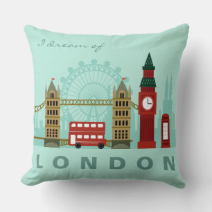 texto personalizado almohadas de lanzamiento de Il