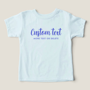 Texto personalizado Baby Bella Canvas Tri-blend Az