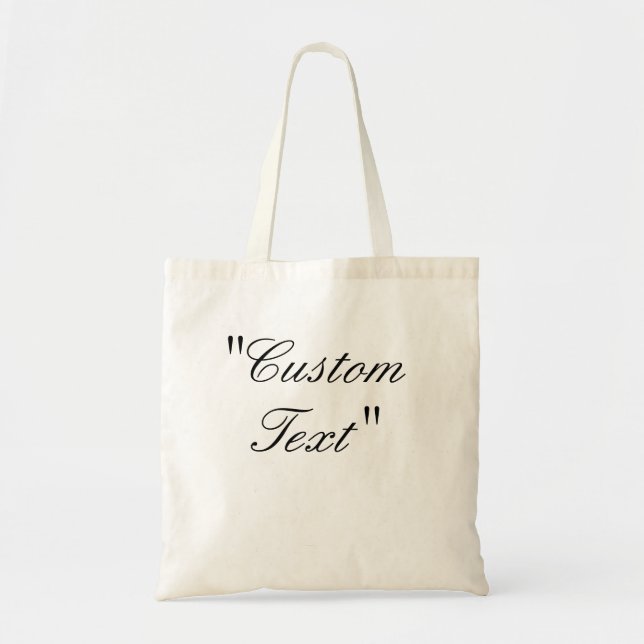 Texto personalizado, bolsa personalizada, bolsa Pe (Frente)