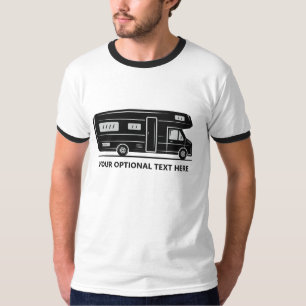 Texto personalizado Camper Van camisetas y chaquet