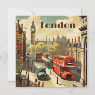 Texto personalizado de Londres Big Ben vintage