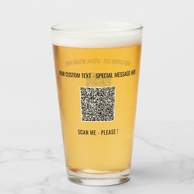 Texto personalizado de tu código QR Ejemplo de vid (Anverso (lleno))