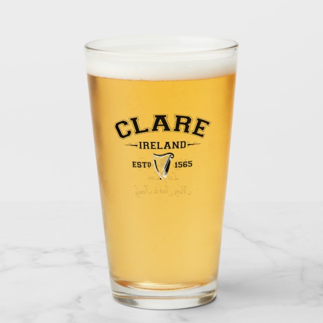 Texto personalizado del condado irlandés Clare Ire (Anverso (lleno))