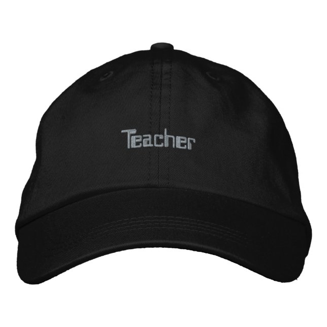 Texto personalizado del profesor Gorra profesional (Anverso)