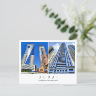 Texto personalizado, Dubai, postal de los Emiratos