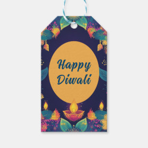 texto personalizado, etiqueta de brillantez Diwali