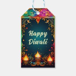 texto personalizado, etiqueta de elegancia Diwali