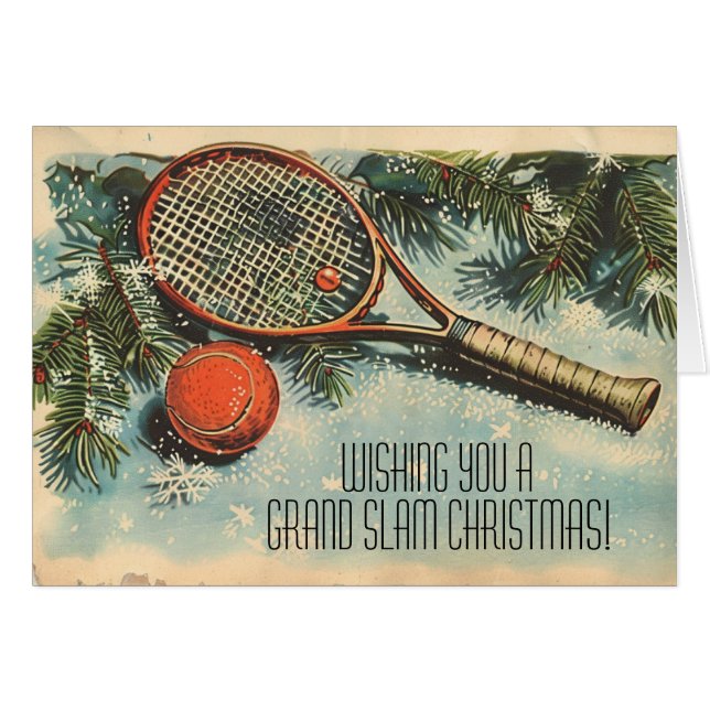 🎾 🎄 texto Personalizado, GRAND SLAM NAVIDADES! (Anverso (Horizontal))