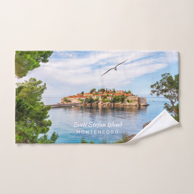 Texto personalizado Montenegro (Toalla de mano)