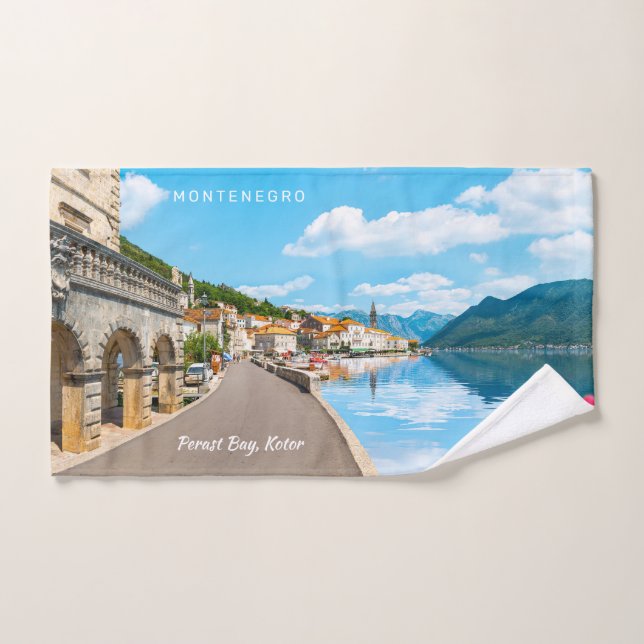 Texto personalizado Montenegro (Toalla de mano)