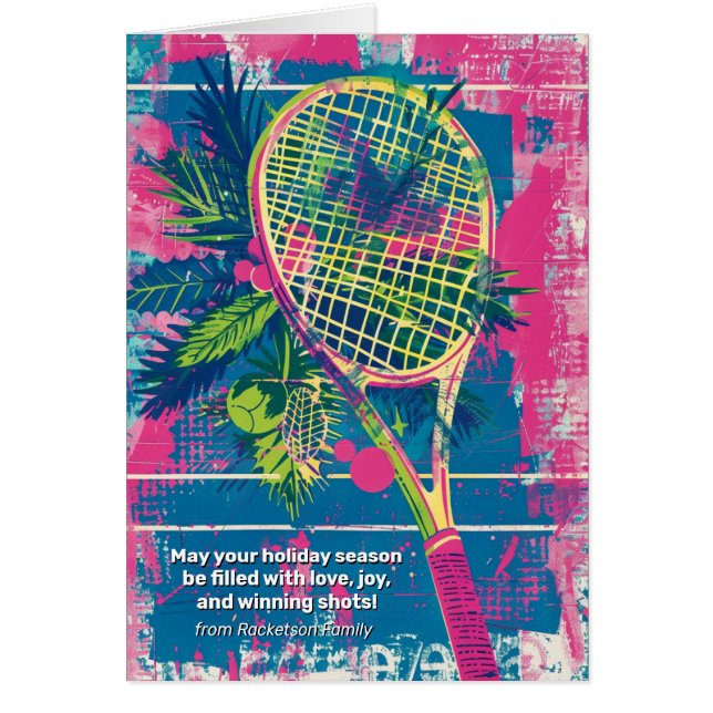 🎾 texto 🎄 Personalizado, saludos de temporada: a (Frente)