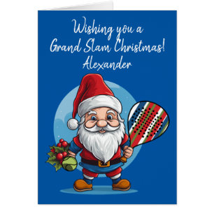 🎾 texto 🎄 Personalizado, Santa Smashmas Padel