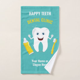 texto personalizado Toalla dental de mano