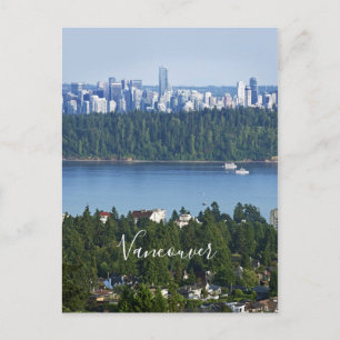 texto personalizado Vancouver, postal de Canadá