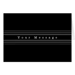 Texto Personalizado y franjas modernas Blanco y