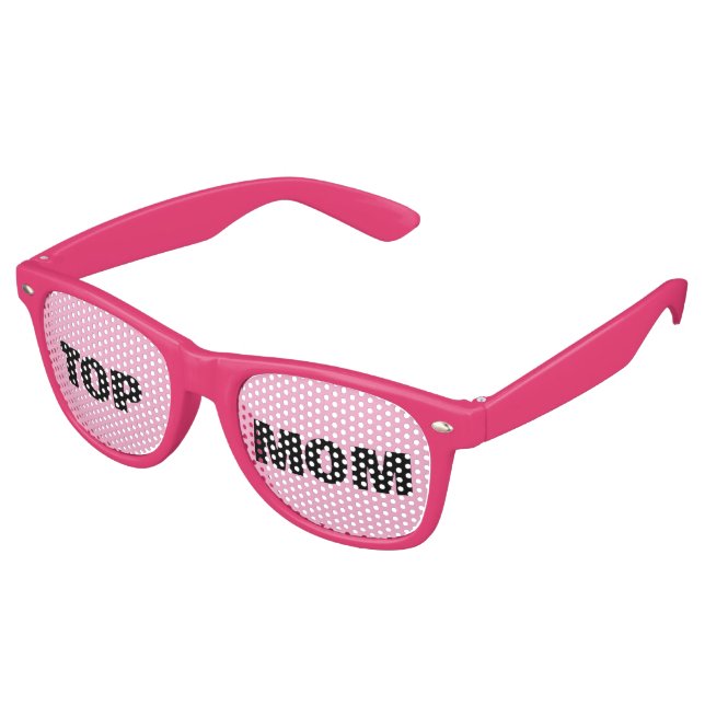 Texto personalizado y gafas de sol de fiesta con c (Ángulo)