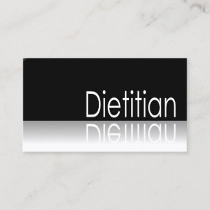 Texto reflexivo - dietético - tarjeta de visita