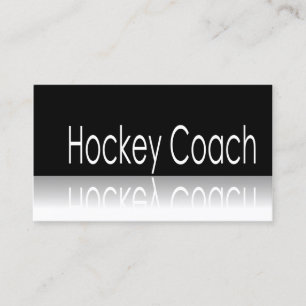 Texto reflexivo - Entrenador de hockey - Tarjeta d