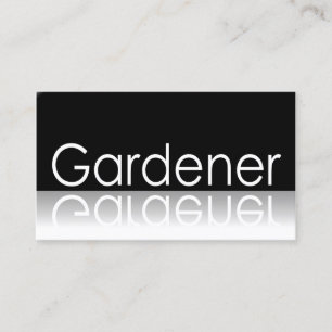 Texto reflexivo - jardinero - tarjeta de visita