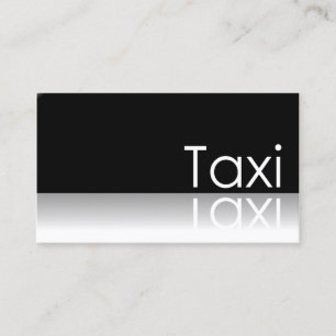 Texto reflexivo - Taxi - Tarjeta de visita