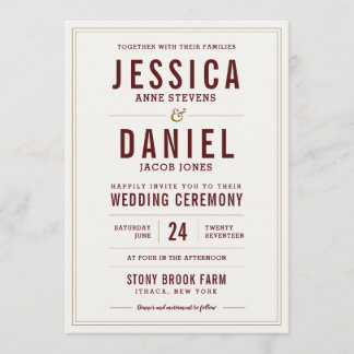 Texto simple de invitación a matrimonio ruso