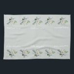 Texto suizo Edelweiss Toallas de cocina<br><div class="desc">Toallas de cocina suiza Edelweiss. Toallas de cocina de texto de Suiza con flores de Edelweiss.</div>