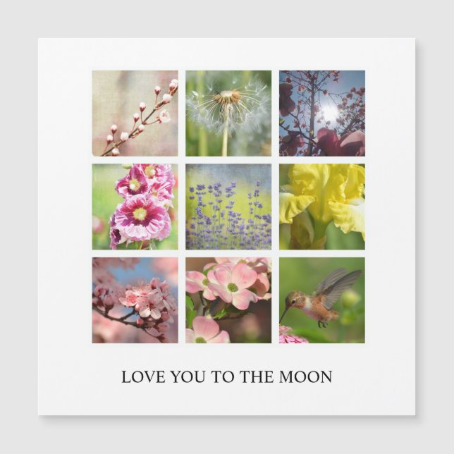 Texto y Collage de fotos personalizados (Anverso)