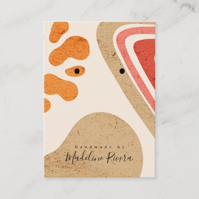 Textos abstractos Tarjeta de visualización de ancl (Anverso)