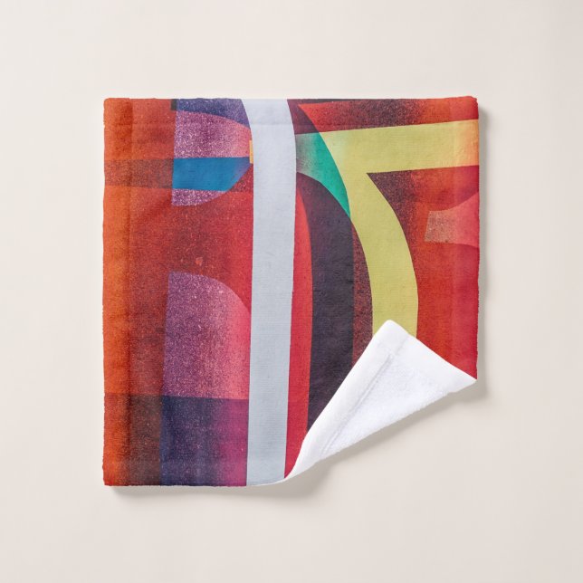 Textos blancos y rojos (Toallita)