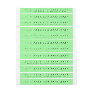 Textos livianos Dirección de negocio verde claro S