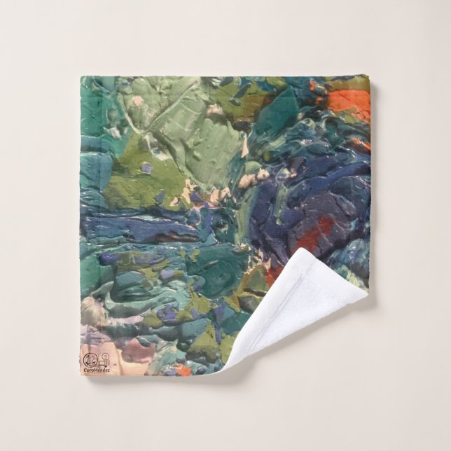 Textura #1 de la obra Viendo a travez de los ojos (Toallita)