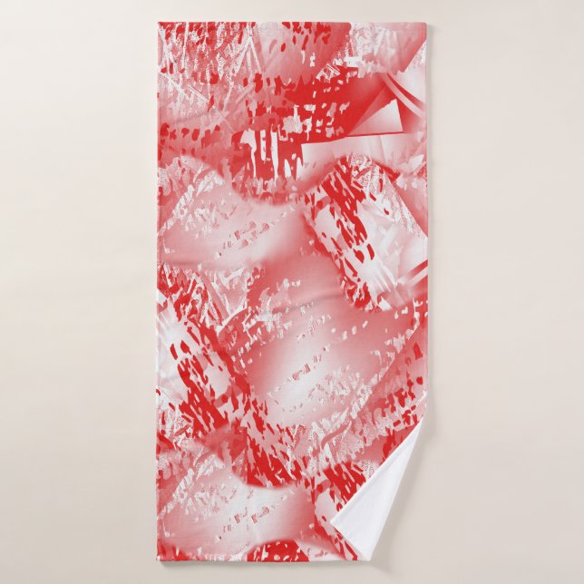 Textura abstracta repetir patrón creativo moderno  (Toalla de baño)