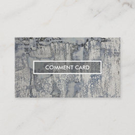 textura curruscante de la tarjeta del comentario